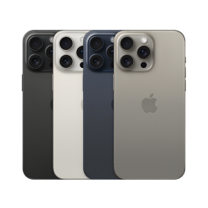 Apple iPhone 15 PRO MAX 256GB White - Carrier Locked (eSIM) - Refurbished Grade A-B