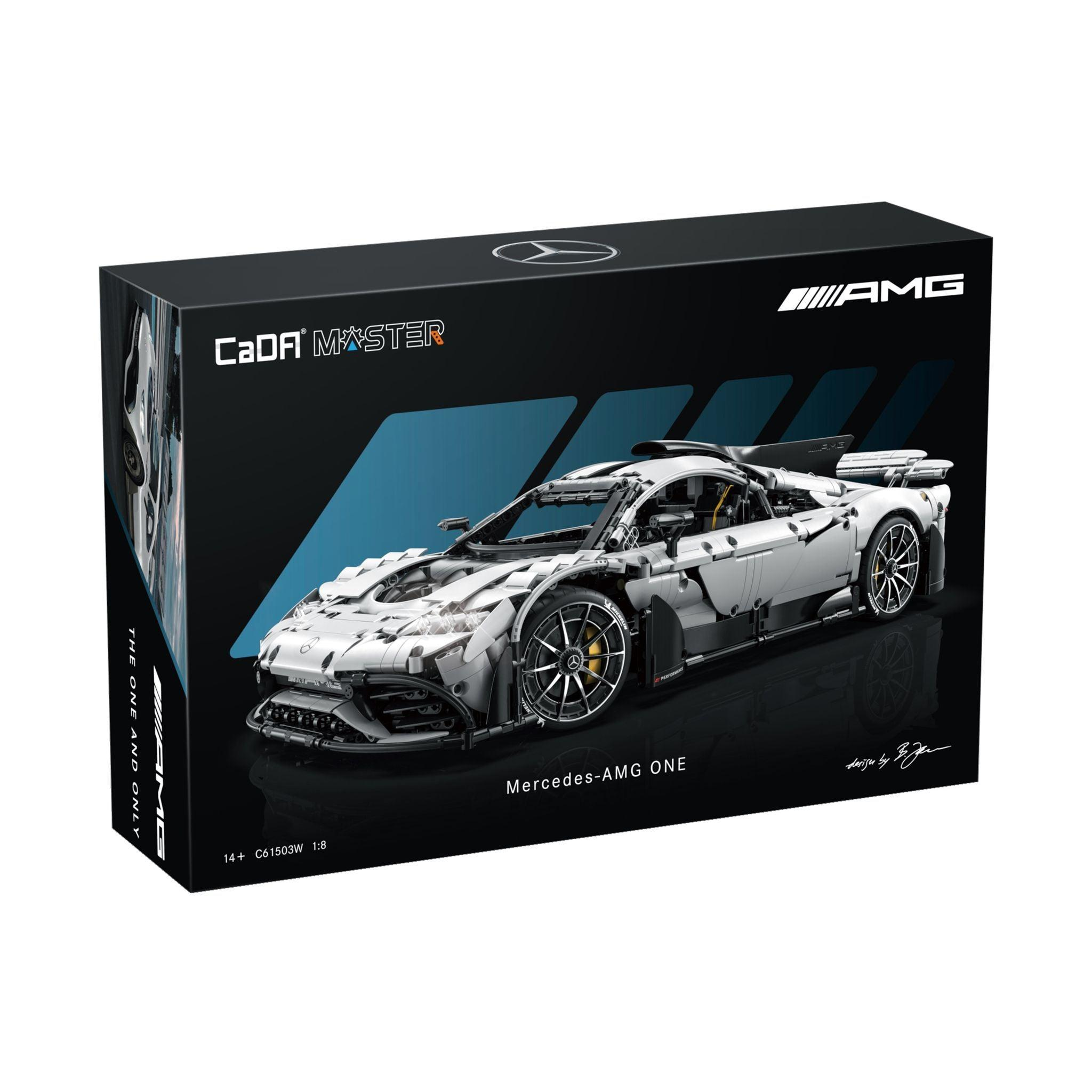 CaDA Master Mercedes-AMG ONE 1:8 RC Building Block Set C61503W (3,295 pcs) - Silver - New Sealed - Image 3
